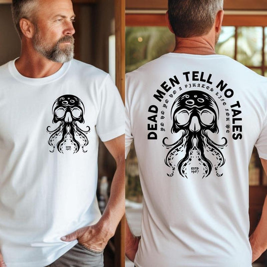 Comfort Colors Vintage Pirates Of The Caribbean Dead Men Tell No Tales  T-Shirt, Pirates Shirt, Retro 90s Pirates Shirt