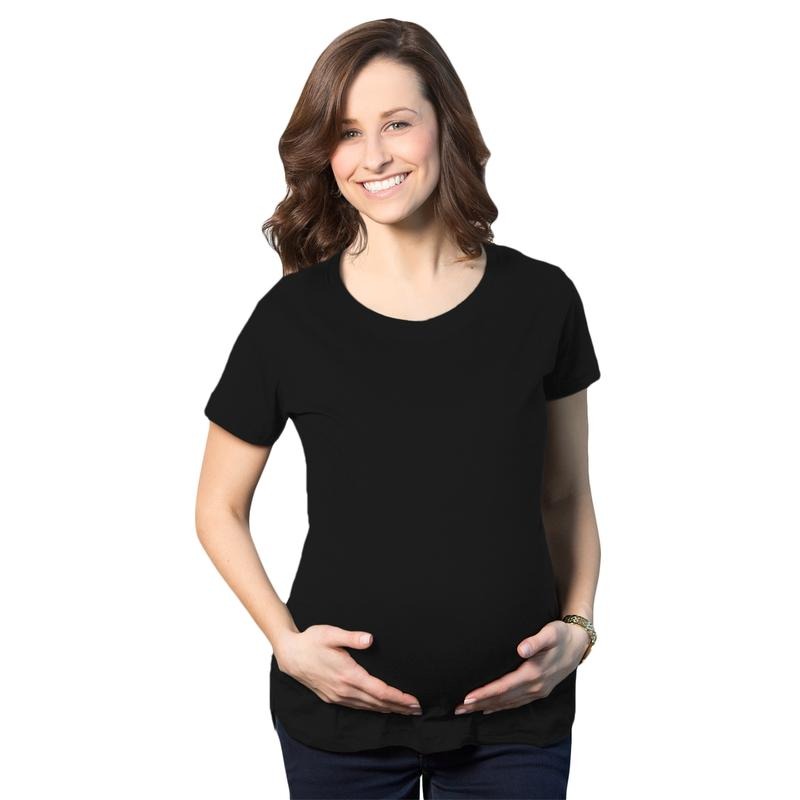 Comfortable Womens Maternity Shirts Blank Pregnancy Shirts Plain Fitted Tees Funny Graphic Maternity Tee Cute Pregnancy Tees With Plus