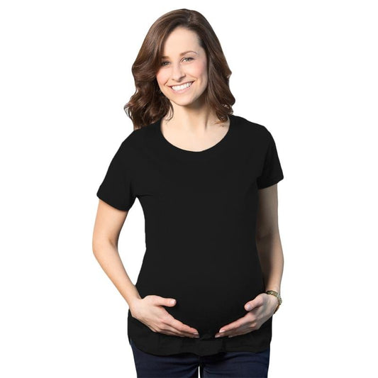 Comfortable Womens Maternity Shirts Blank Pregnancy Shirts Plain Fitted Tees Funny Graphic Maternity Tee Cute Pregnancy Tees With Plus
