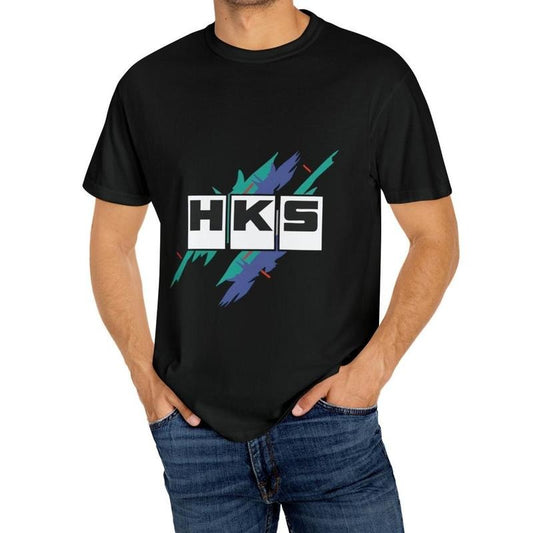 Comfy Cotton Men's Letter Print Casual Street Style Stretch Round Neck Tee Shirt For Summer Made in USA