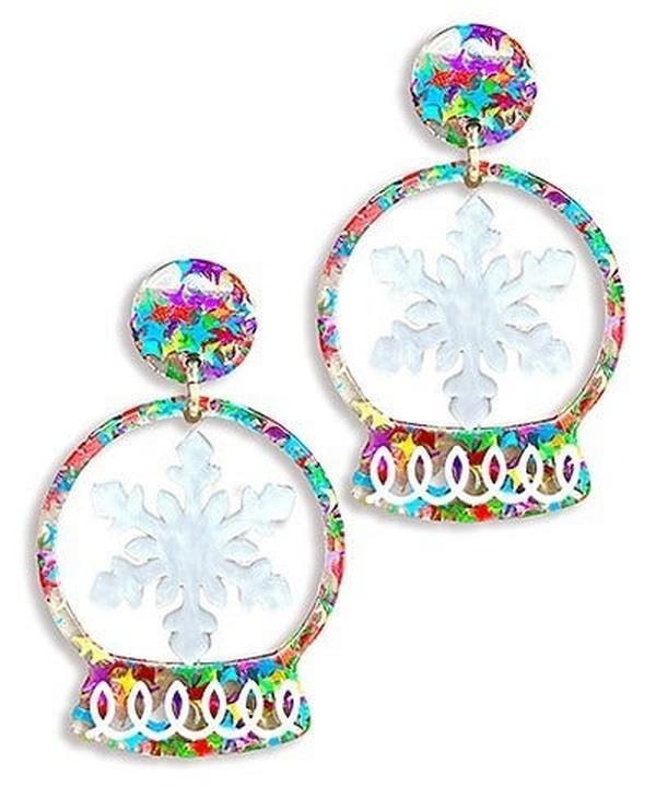 Confetti Snow Globe Earrings *Final Sale* T-Shirts, Hoodie, Sweatshirt | WearSparks.com