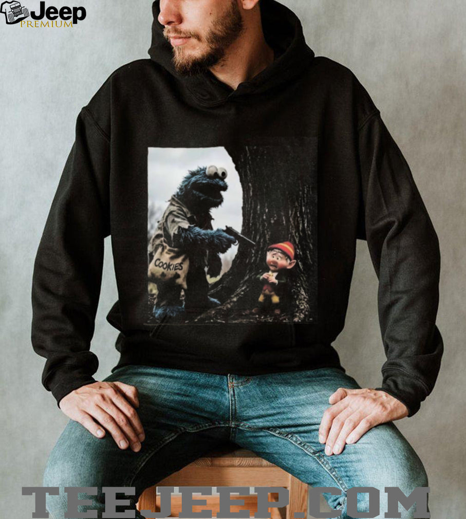 Cookie Monster Dark Comedy Humor Cult Classic Movie Shirt