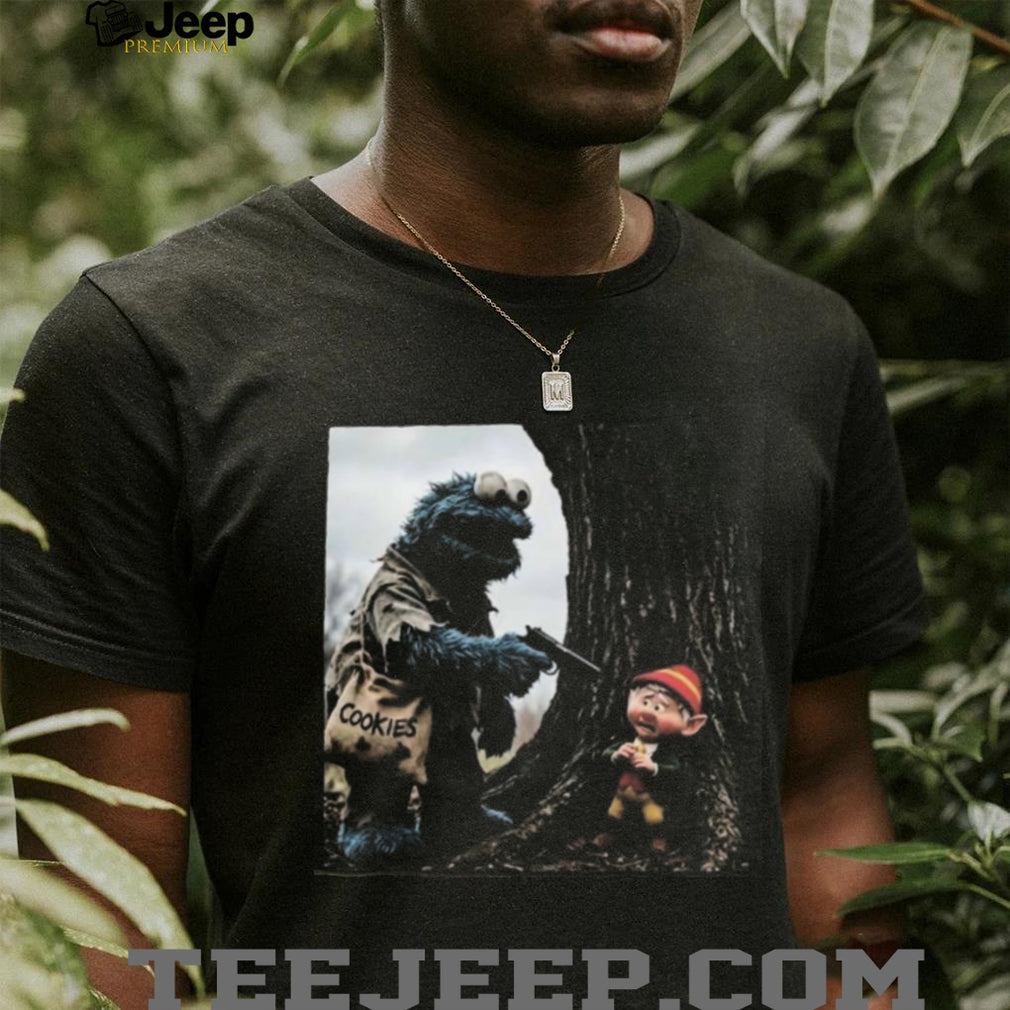 Cookie Monster Dark Comedy Humor Cult Classic Movie Shirt