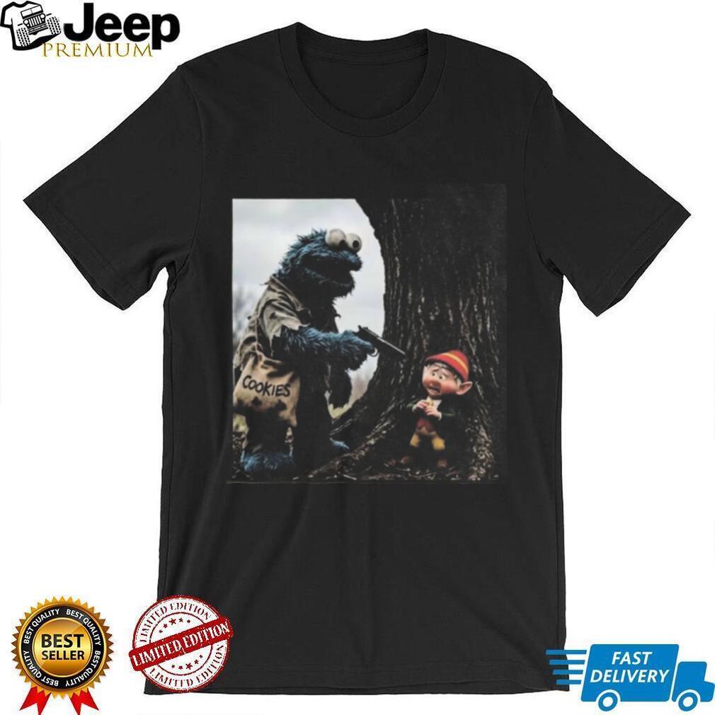Cookie Monster Dark Comedy Humor Cult Classic Movie Shirt
