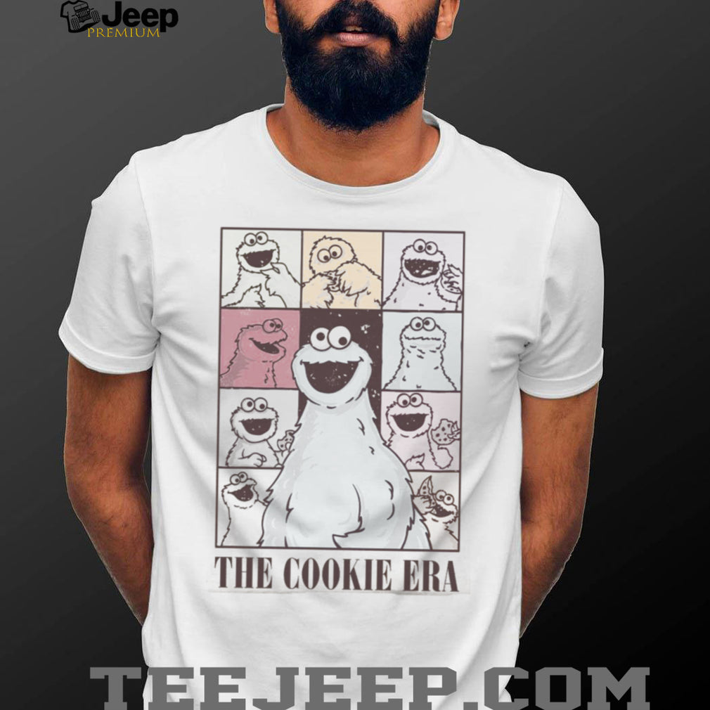 Cookie Monster The Cookie Era Pop Art Collage Graphic T Shirt