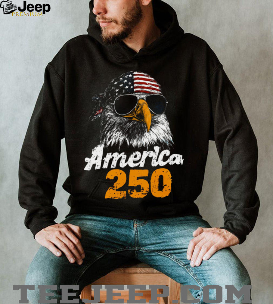 Cool American Eagle Sunglasses 250th Anniversary Patriotic Shirt