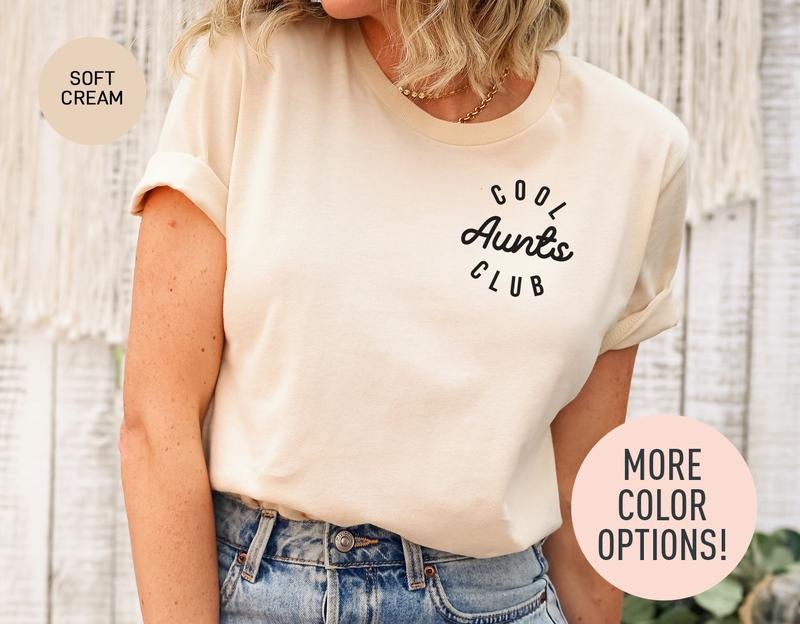 Cool Aunts Club Shirt Cool Aunts Shirt Favorite Aunt Shirt Cool Aunt Gift From Niece New Aunt Shirt Funny Cool Aunt Shirt Latarshia Grant Cotton Polyester