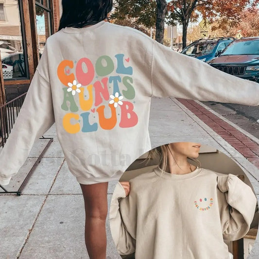 Cool Aunts Club Sweatshirt, Aunt Gift, Aunt Birthday Gift, Sister Gifts, Auntie Shirt, Aunt Sweatshirt, Auntie Crewneck,...