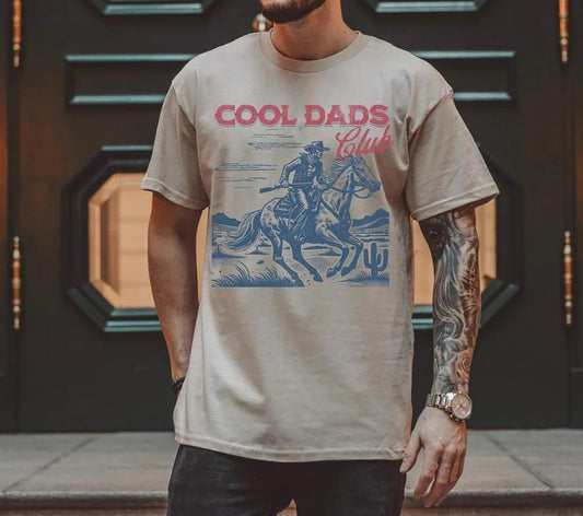 Cool Dads Club T-Shirt, Cowboys Cool Dad Sweatshirt, Dad To Be Shirt, Best Dad Tee Shirt, Western Daddy Shirt, Father's Day Gift