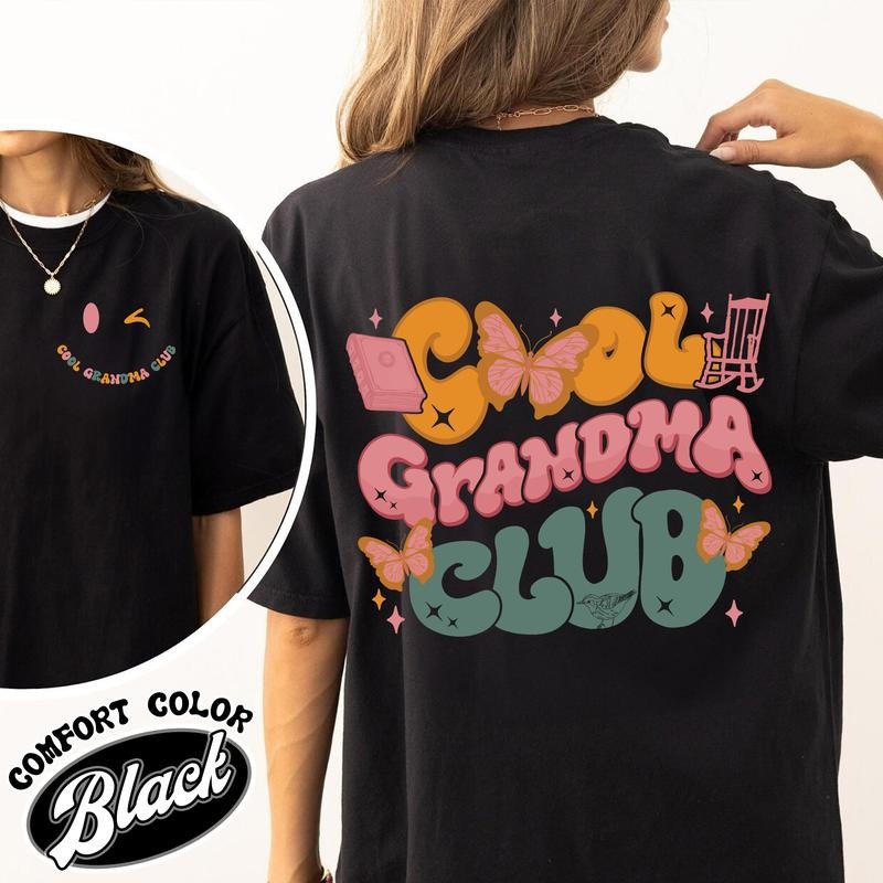 Cool Grandma Club Comfort Color Shirt, In My Cool Grandma Era, Cool Grandma Club Shirt, Cool Grandmas Club Shirt, Cool Gifts For Grandma