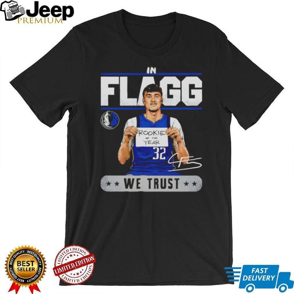 Cooper Flagg In Flagg We Trust Rookie of the Year Basketball Fan T Shirt