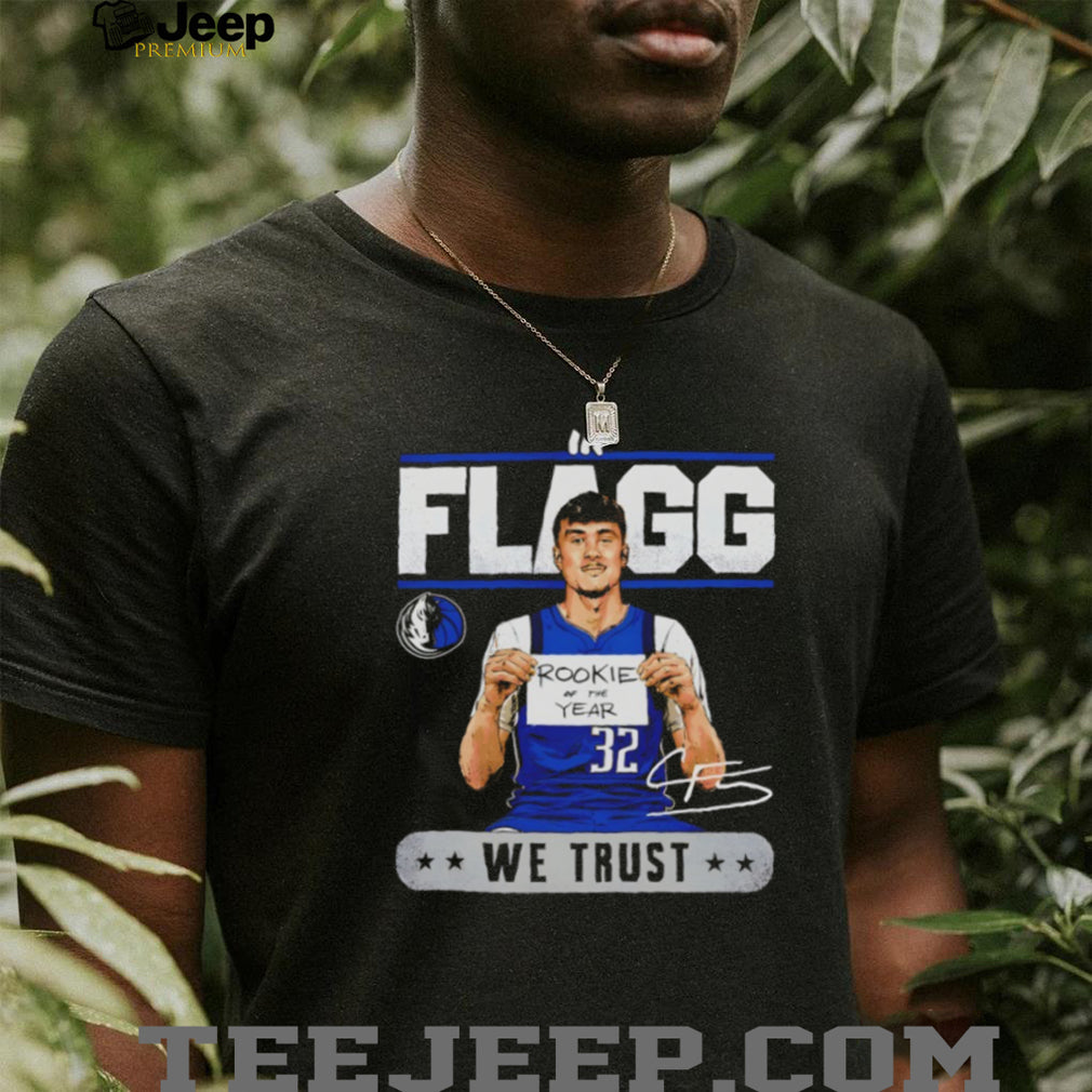Cooper Flagg In Flagg We Trust Rookie of the Year Basketball Fan T Shirt