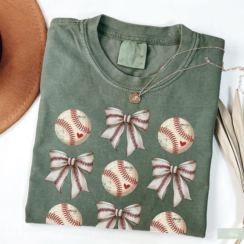 Coquette Baseball Shirt, Baseball Mom Shirt, Womens Baseball Shirt, Baseball Lover Shirt, Baseball Season, Baseball Bow Tee