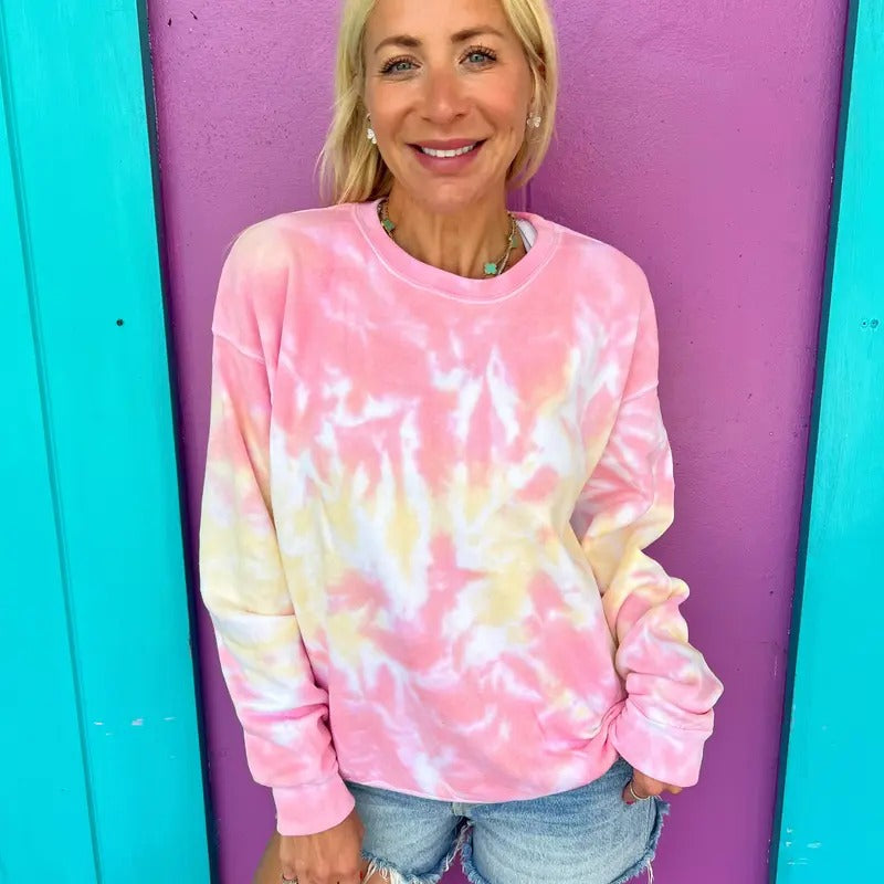 Coral Sunshine Sweatshirt
