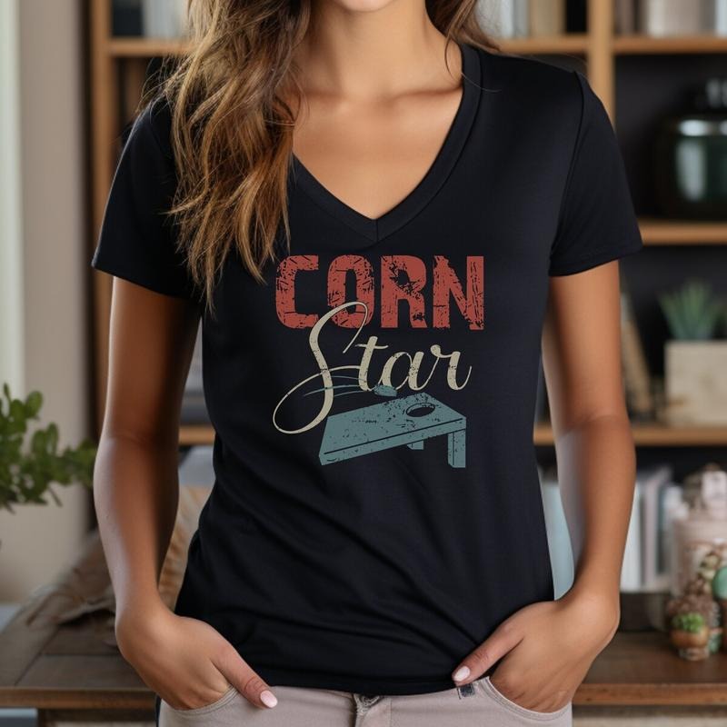 Corn Hole Tshirt, Funny Corn Hole Tee,  Women's Corn Hole Shirt, Corn Hole Gift, Ladies Corn Hole Gift