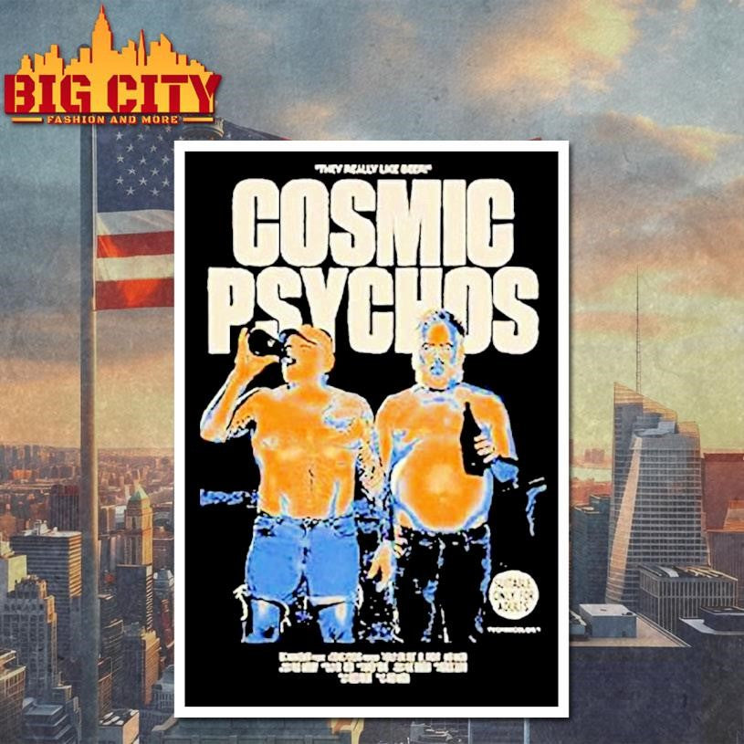 Cosmic Psychos I Really Like Beer Tour Shirt