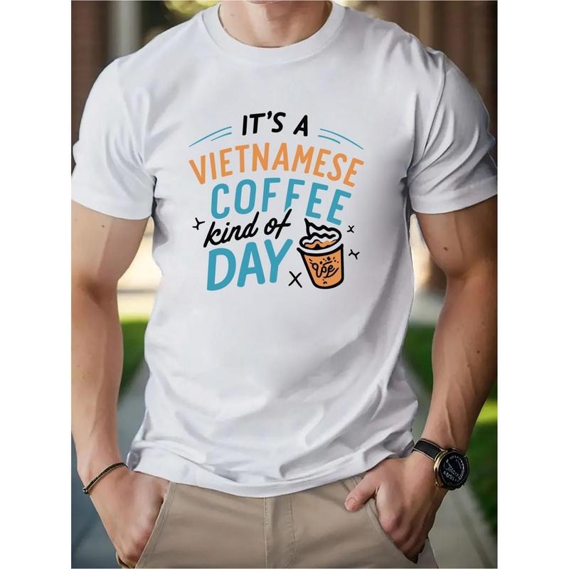 Cotton short-sleeved T-shirt, American fashion brand print bottom, men and youth spring and summer round neck casual full top Made in USA