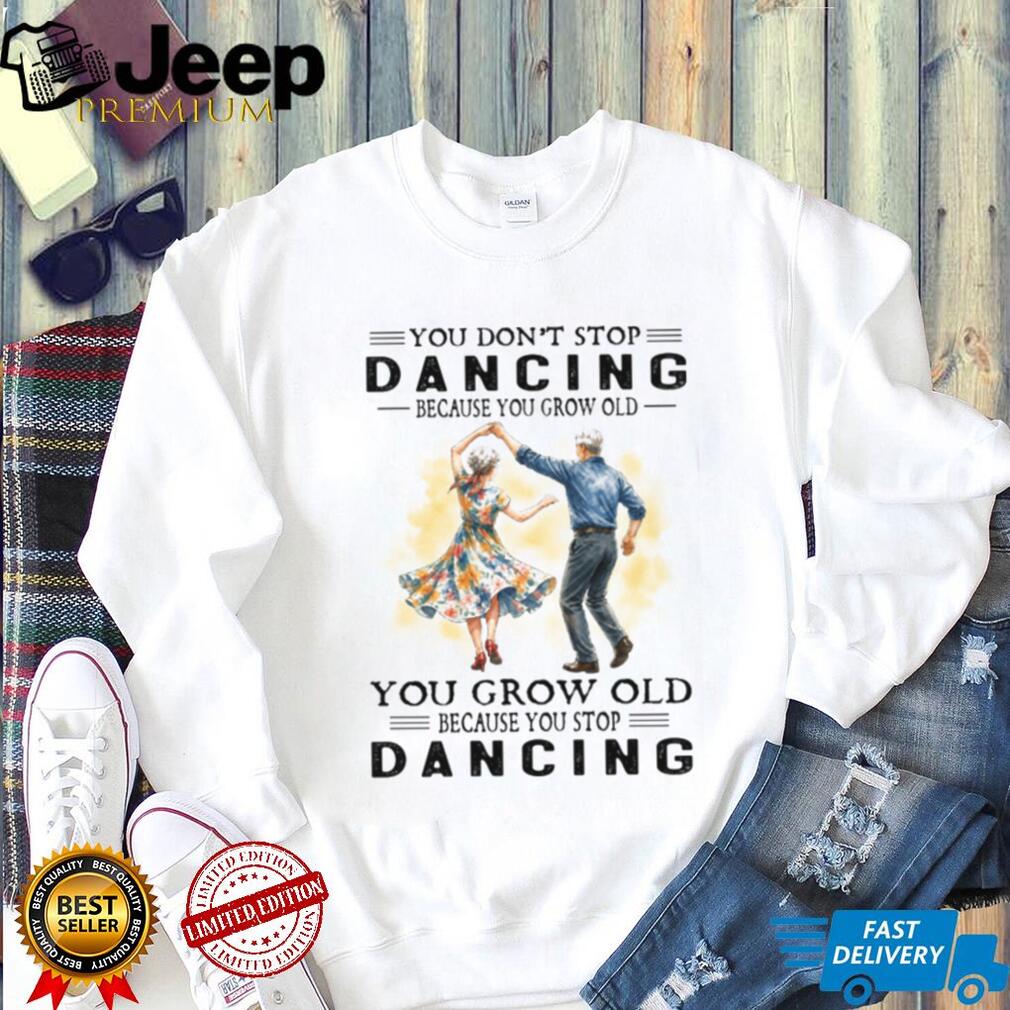 Country Couple Dance Ballroom Festival Vintage Style Eldery Men Women Shirt