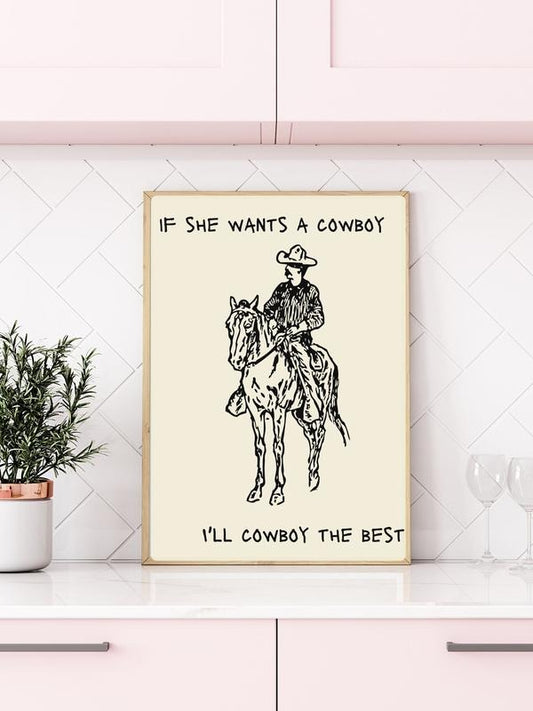 Country Lyrics Wall Art, Cowboy Revival Lyrics Art, Coastal Cowgirl Poster, Zach Fan Merch, Pink Western Wall Art, Vintage, Gifts For Girls Wall Art Decor, Poster Prints No Frame, Dorm Room Decor, Poster For Room, Gifts For Birthday Christmas