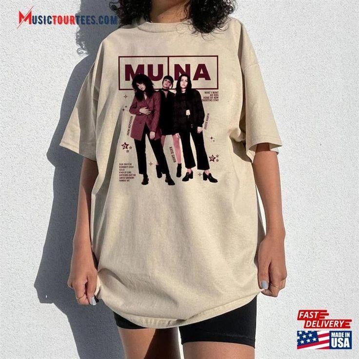 Country Music Muna Concert Shirt, Band Graphic Fan Gift T-Shirt