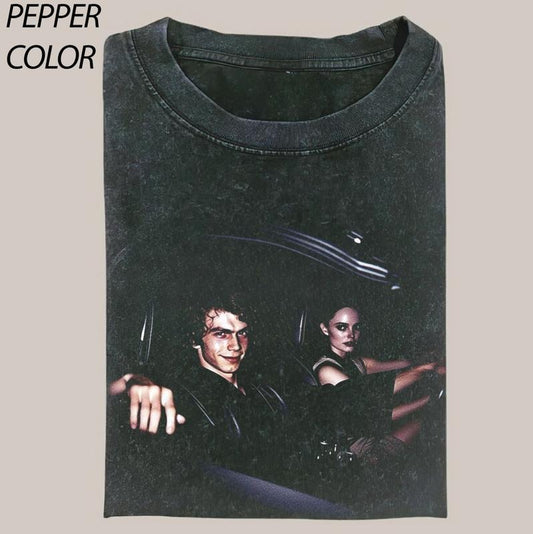 Couples Funny Graphic Tees - Vintage Short Sleeve T-Shirt for Women - 100% Cotton - All Seasons - Menswear, Top