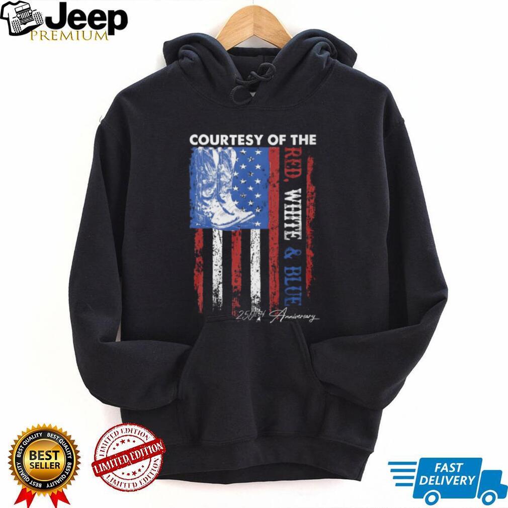 Courtesy of the Red White and Blue 250th Anniversary T Shirt