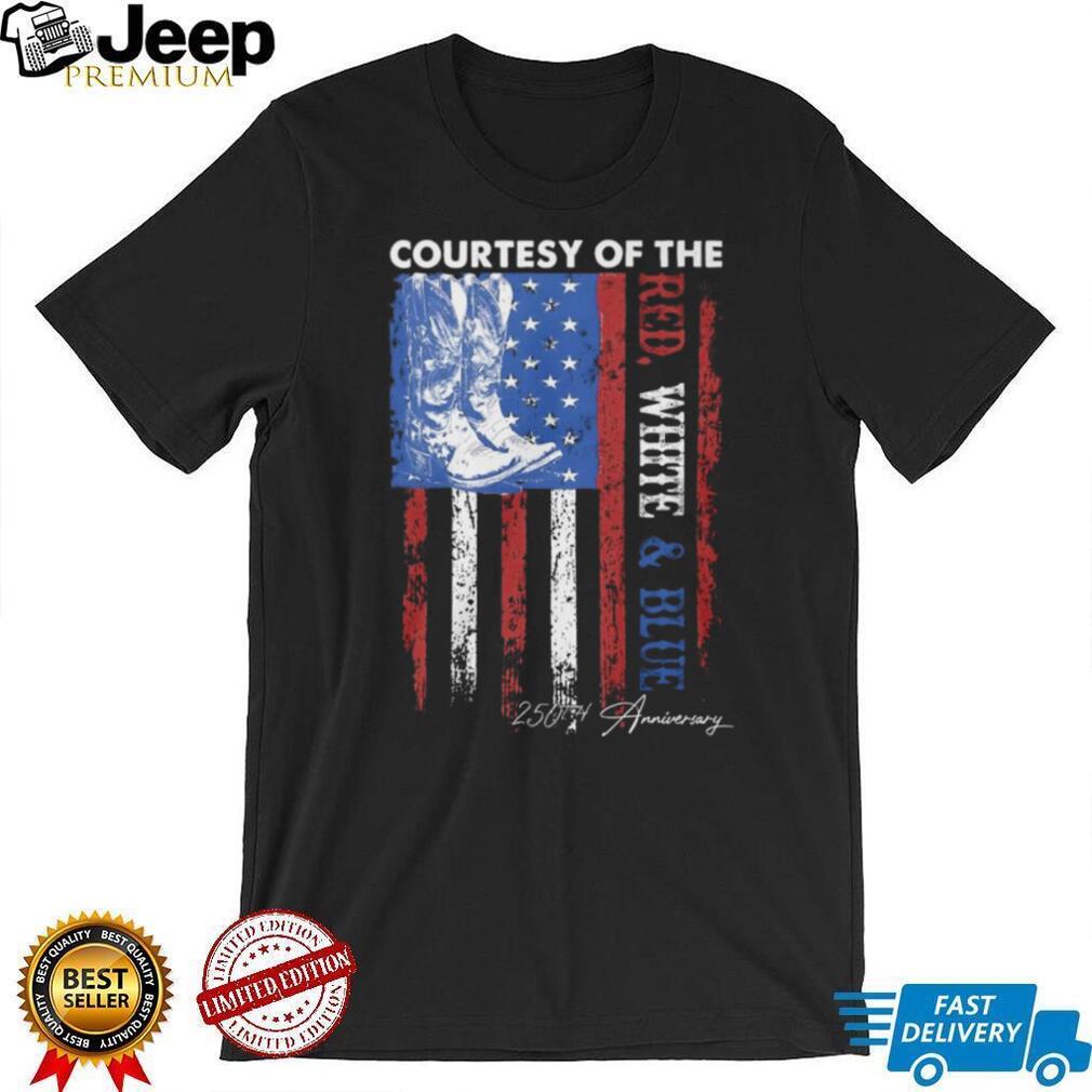 Courtesy of the Red White and Blue 250th Anniversary T Shirt