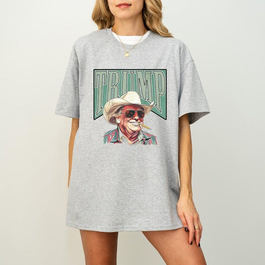 Cowboy Western Make America Great Donald Daddy Shirt, Trump President Shirt, Donald Trump Funny Shirt