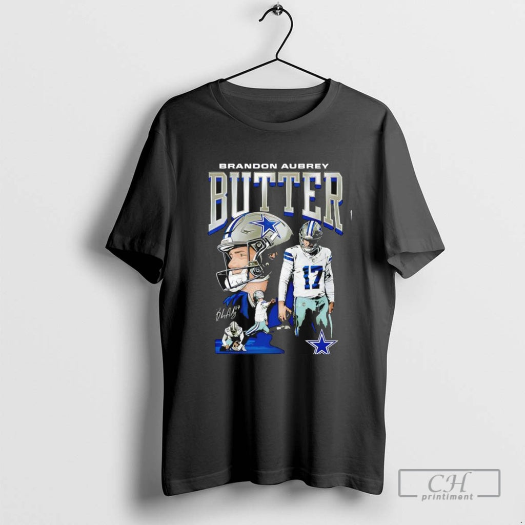 Cowboys Brandon Aubrey Butter T Shirt Sweater