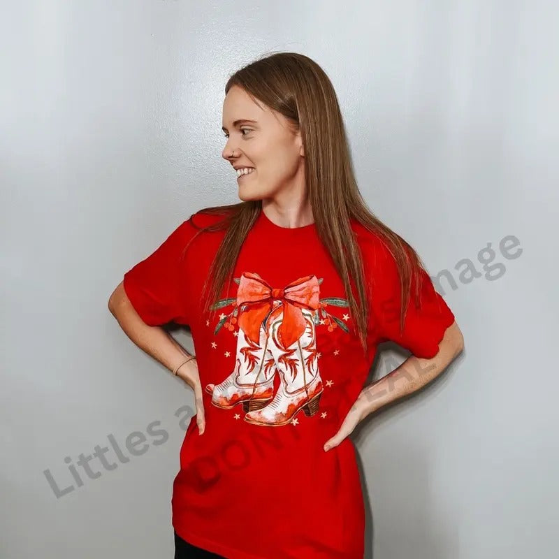 Cowgirl Christmas Tshirt