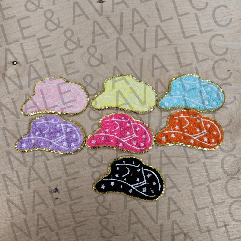 Cowgirl Hat Patch (1 Patch)