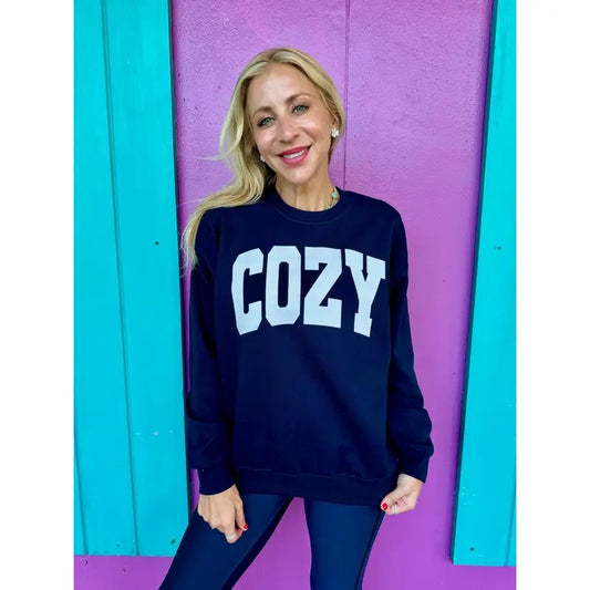 Cozy Navy Sweatshirt
