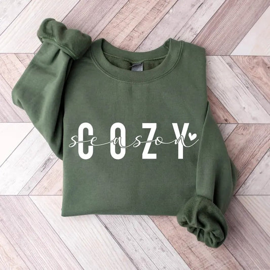 Cozy Season Sweatshirt, Winter Sweatshirt, Merry And Bright Sweatshirt, Xmas Christmas Sweatshirt, Womens Holiday Sweatshirt, Christmas Shirt, Winter Shirt, Xmas Tee