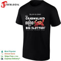 Crab holding drink Biloxi crew crabwalked to Reno Big Slotter Soiree 2026 shirt