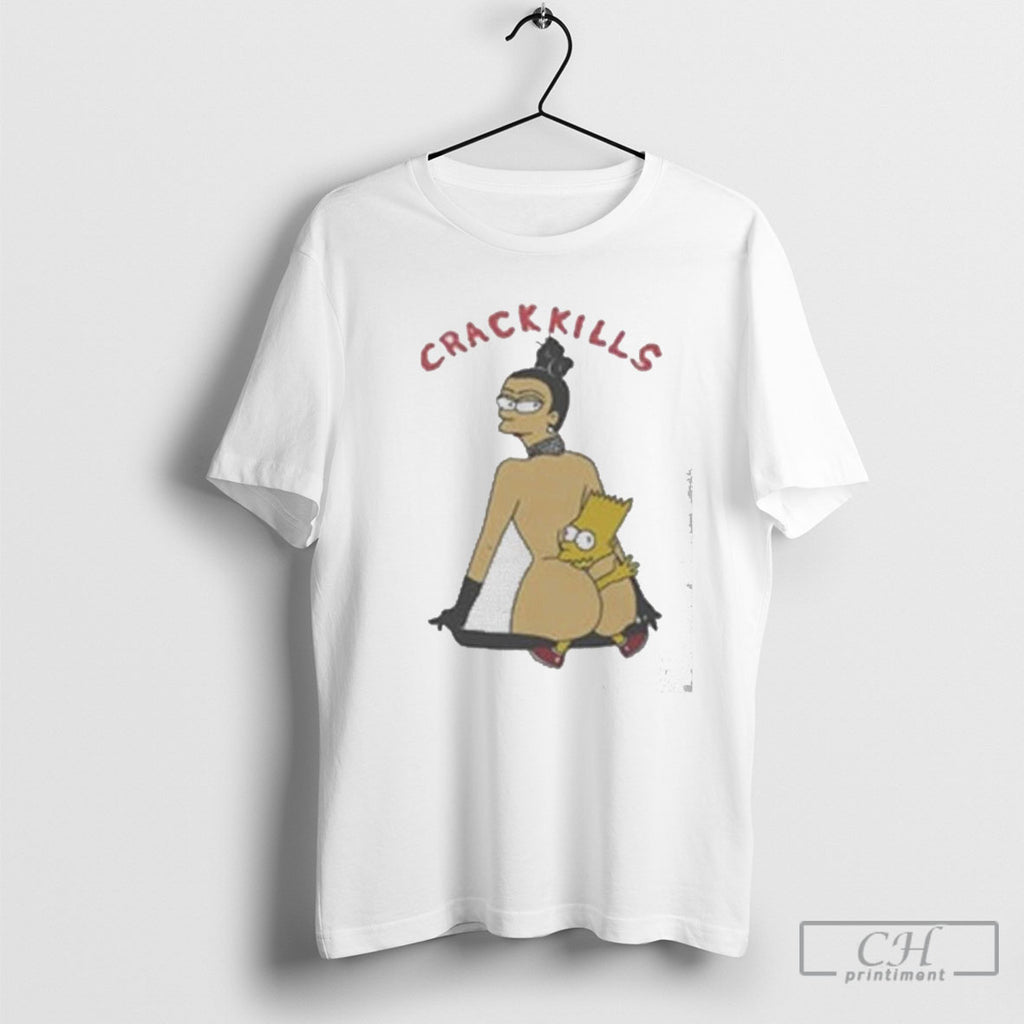 Crack Kills Bart Simpson Meme Shirt Sweater
