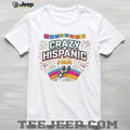 Crazy Hispanic Fan San Antonio Basketball Fiesta Colorful T Shirt