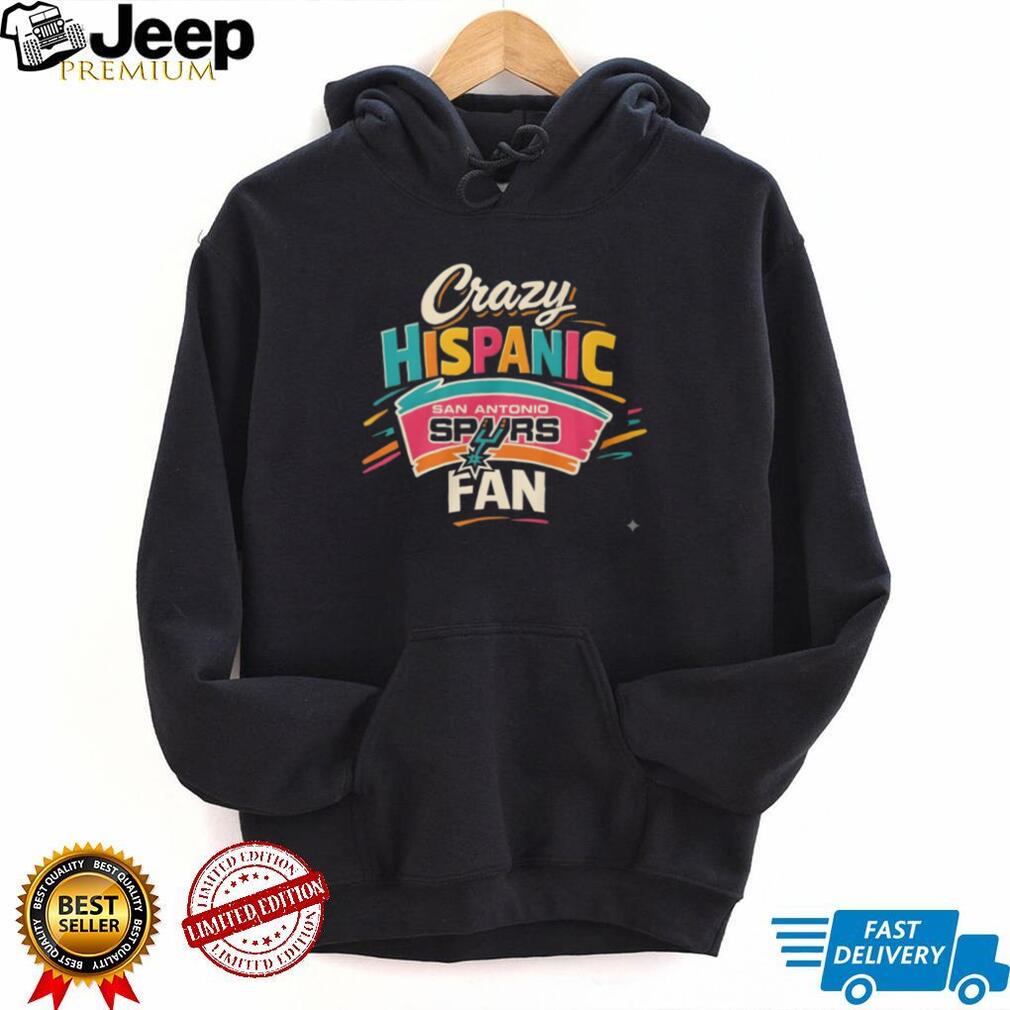 Crazy Hispanic Fan San Antonio Spurs Retro Colorful T Shirt