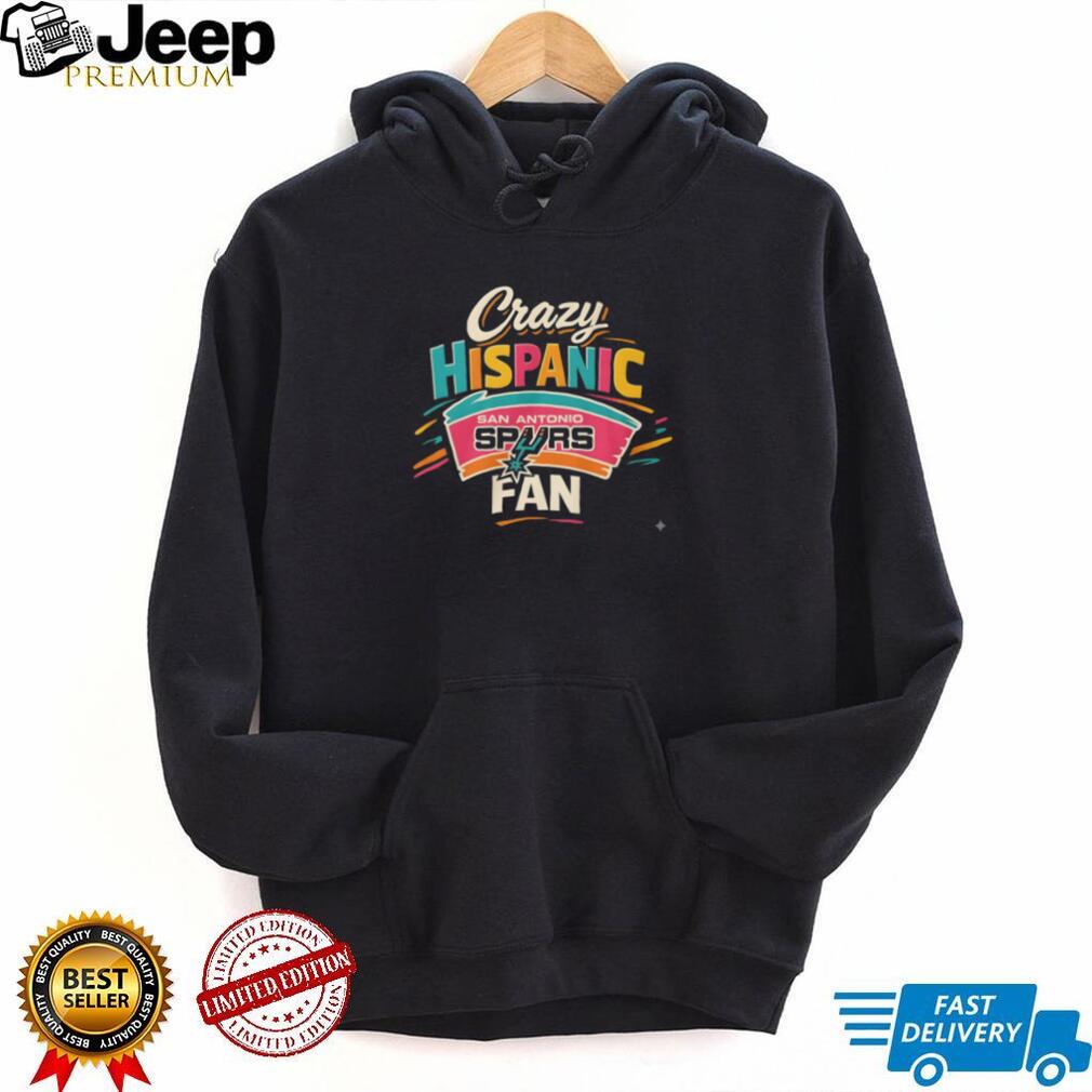 Crazy Hispanic San Antonio Spurs Fan Colorful Pink Teal Orange Basketball Team T Shirt