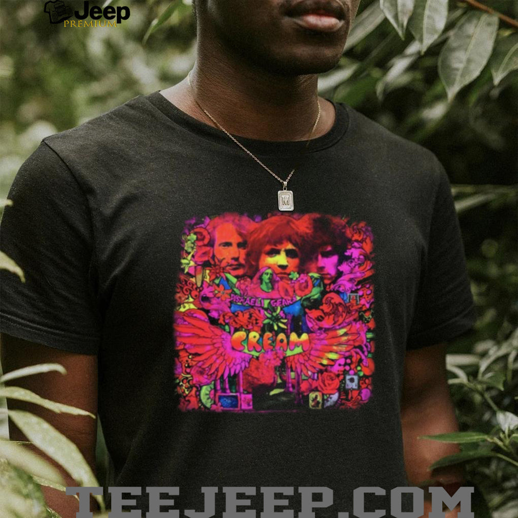 Cream Disraeli Gears Psychedelic Album Cover Art T Shirt