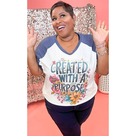 Created with a Purpose V-Neck