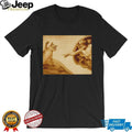 Creation of Adam Michelangelo Cat Parody Art T Shirt