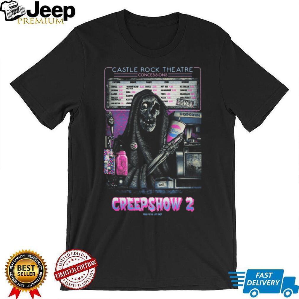 Creepshow 2 Castle Rock Theatre Retro Horror Movie Graphic T Shirt