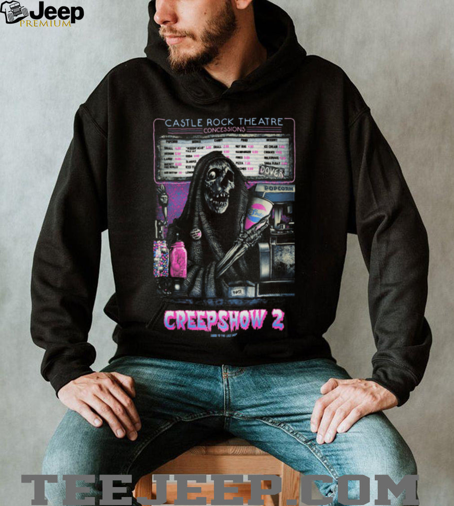 Creepshow 2 Castle Rock Theatre Retro Horror Movie Graphic T Shirt