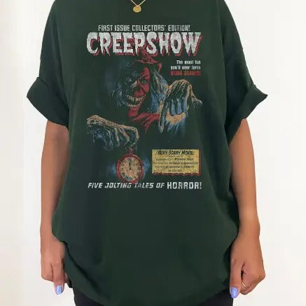 Creepshow, stephen king, george romero Tshirt, Halloween movies shirt - Streetwear Tee Top Womenswear