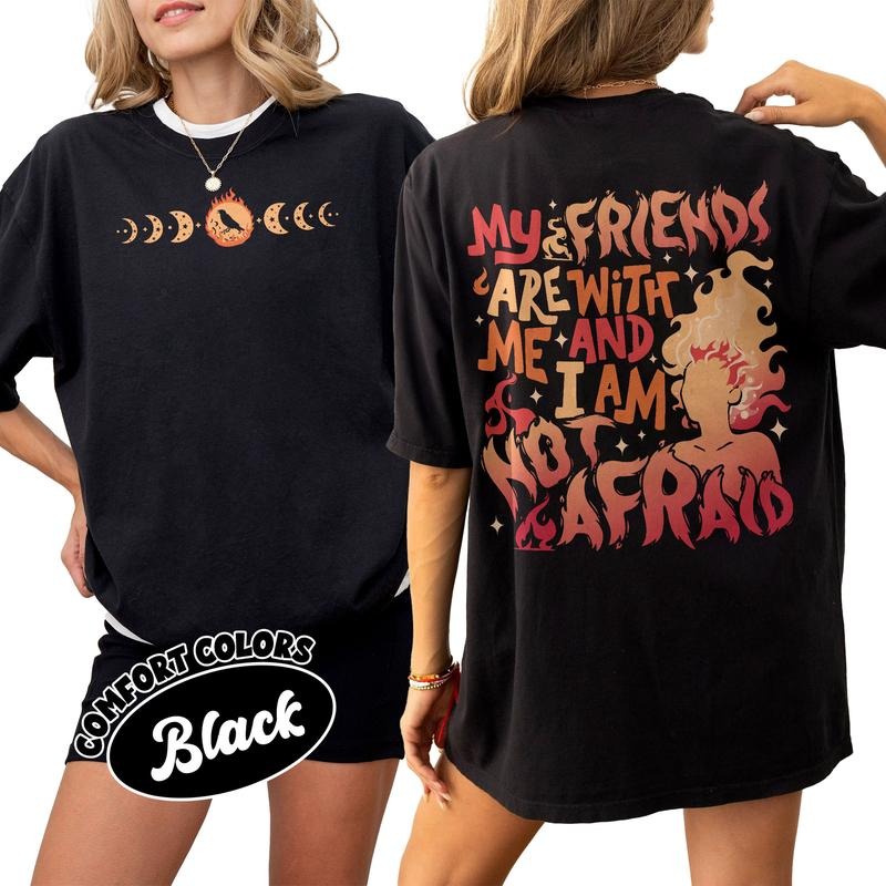 Crescent City Fan Comfort Colors Shirt, Lehabah Shirts, My Friends Are With Me, Crescent City  Light It Up Tee, Gift For Book Lover  Womenswear