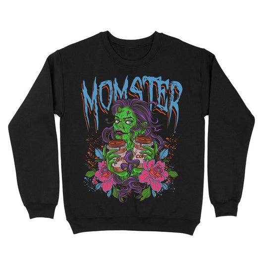 Crewneck - Momster Coffee T-Shirts, Hoodie, Sweatshirt | WearSparks.com