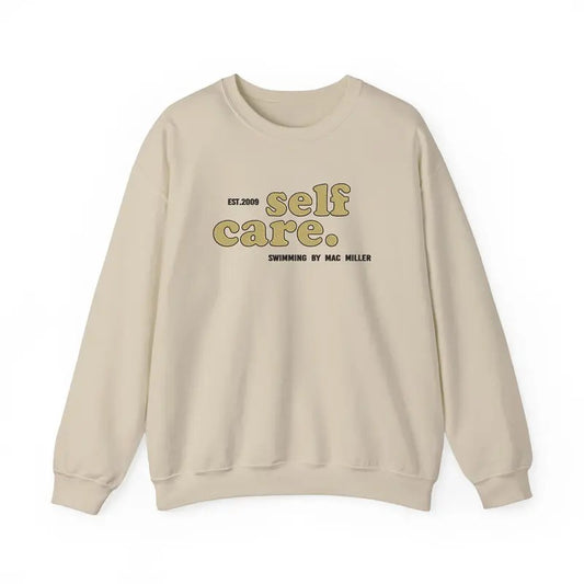 Self Care Mac Miller Embroidered Sweatshirt/Crewneck | Unisex Embroidered Sweatshirt
