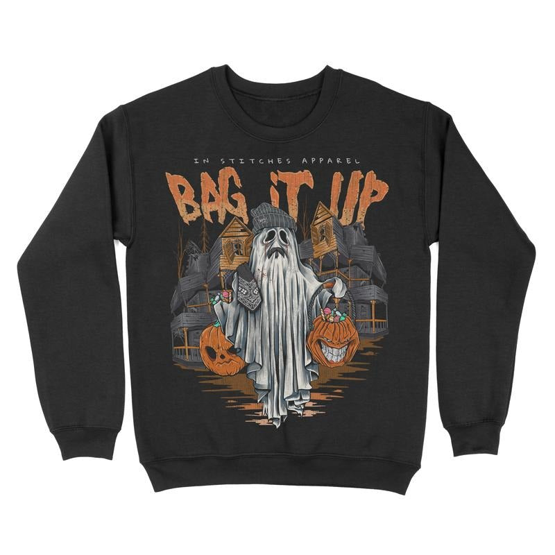 Crewneck Sweatshirt - Bag It Up, Halloween, Fall, Spooky Sweatshirt
