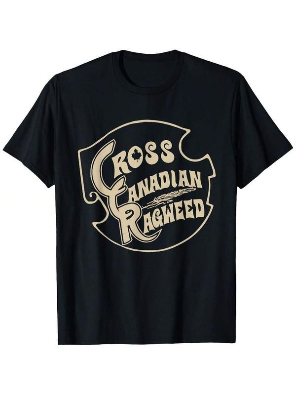 Cross Canadian Ragweed Unisex T-Shirt, Black, Small, Short Sleeve, Classic Fit, Modern Classic