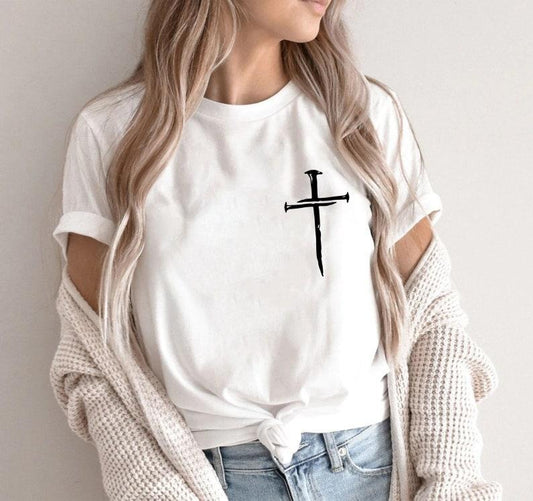 Cross Shirt, Faith Cross Shirt, Christian Gift, Faith Gift, Christian Shirts, Gift For Him, Gift For Her, Faith Cross,...